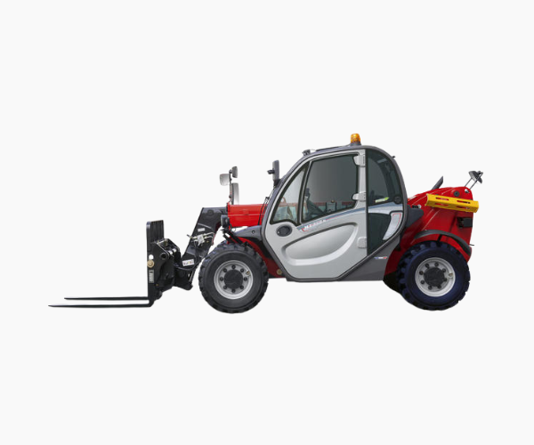 Chariot télescopique compact Manitou à louer chez Lopez Location